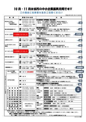 R2中小企業振興月間一覧表のサムネイル